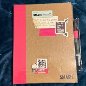 K&Company Smash book/journal Pretty Pink scrapbook New